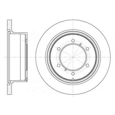 Гальмівний диск REMSA 6552.00 Вінниця