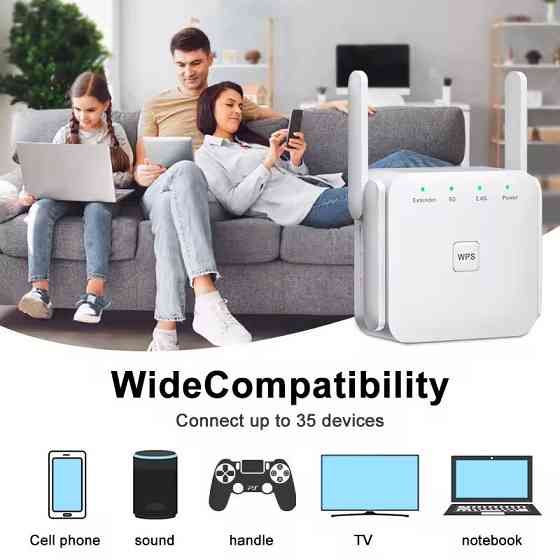 Точка доступу Fenvi FWD-R1208U Wi-Fi Repeater Booster 2.4G/5GHz Харьков