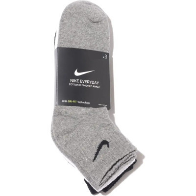 Носки Nike U NK EVERYDAY CUSH ANKLE 3PR SX7667-964 38-42 3 пари Білий/Чорний/Сірий (194955549216) Винница - изображение 6