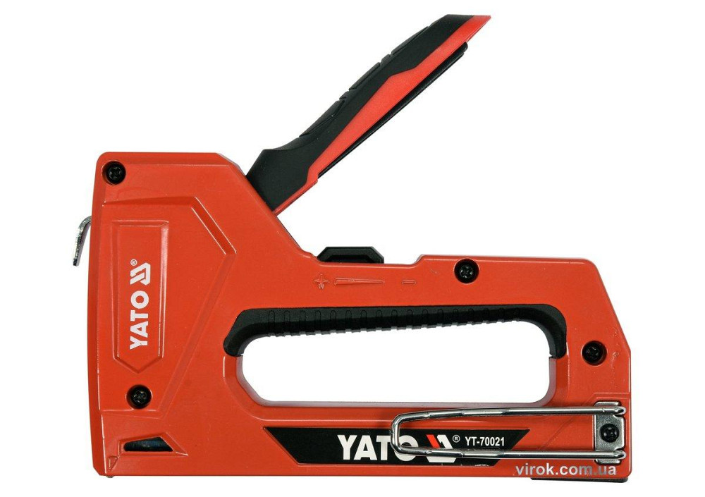 Степлер з регулятором сили до скоб і цвяхів YATO; скоби: 6-14х 11,3х 1,2 мм, цвяхи: 15х 1,2мм [6/24] Одесса - изображение 1