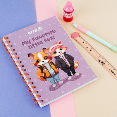 Блокнот Kite на спіралі A5 Cute 4, 80 аркушів, клітинка (K25-1911-4) Вінниця - фото 5