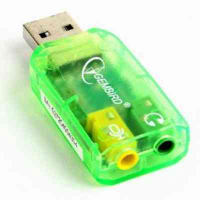 Перехідник USB2.0-Audio Gembird (SC-USB-01) Вінниця