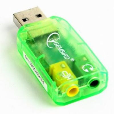 Перехідник USB2.0-Audio Gembird (SC-USB-01) Вінниця - фото 1