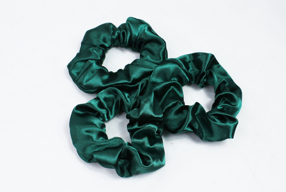 Набір резинок для волосся атласний Зелений Харків - фото 2