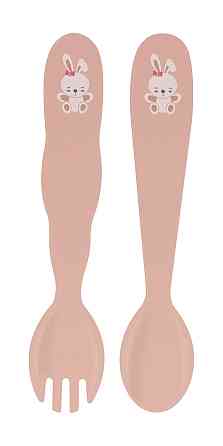 Дитячий набір столових приборів Tramontina Baby Le Petit orange, 2 предмети (6710909) Київ