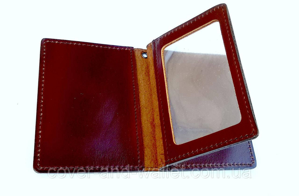 Обкладинка на посвідчення НАБУ (антикорупційне бюро) натуральна шкіра Київ - фото 3