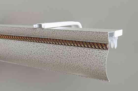 Алюмінієвий карниз БР-12 молоткове золото, молдинг на вибір 3 Бровари