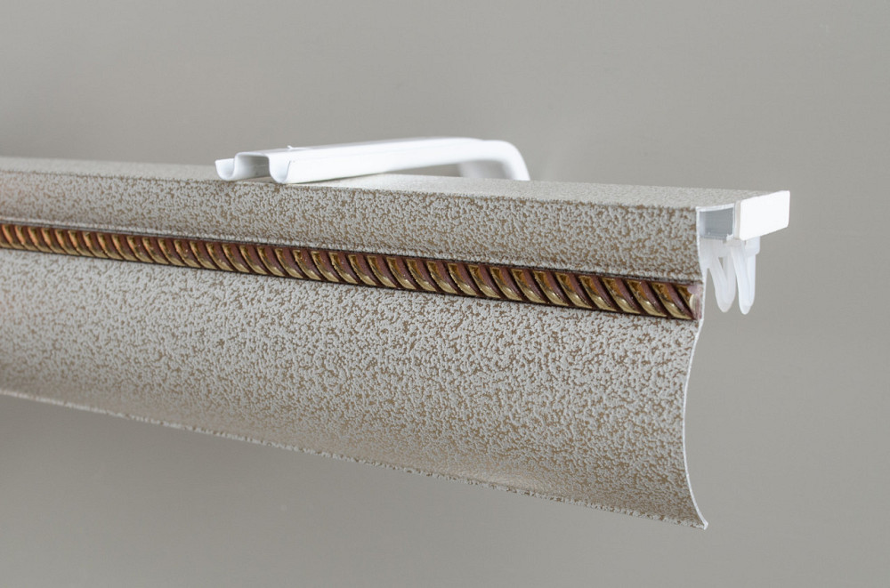 Алюминиевый карниз БР-12 молотковое золото, молдинг на выбор 3.0 Бровары - изображение 1