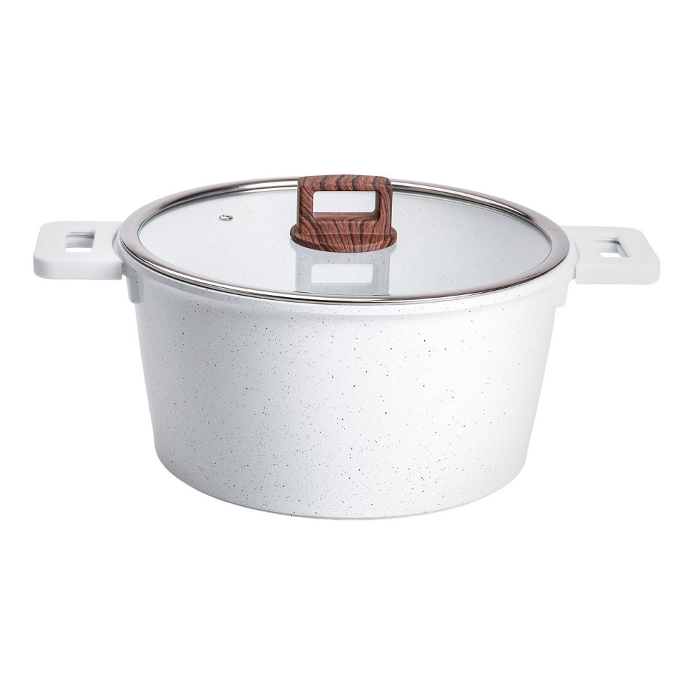 Набор алюминиевой посуды с лопаткой и щеткой белый Киев - изображение 1