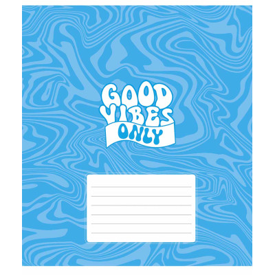 Зошит Школярик Good vibes only 18 аркушів лінія (018-3561L) Вінниця - фото 3