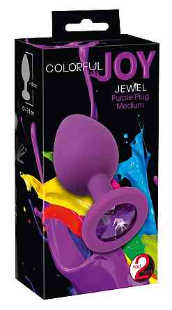 Анальна пробка - Colorful Joy Jewel P Sex Aura Київ