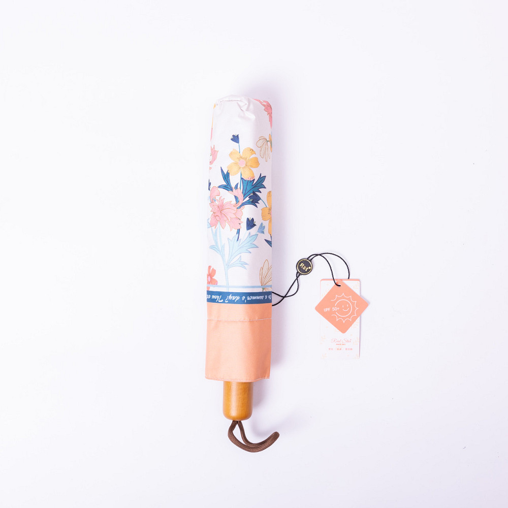 Парасолька механічна елегантна з принтом міцна надійна з поліестеру діаметр 99 см Помаранчевий HP-23-15O Коломыя - изображение 3