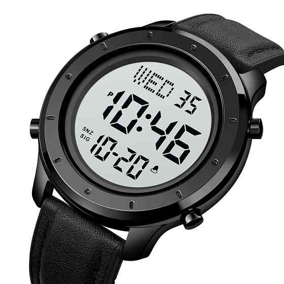 Skmei 1864LBKWT Black-White Leather SBR Киев