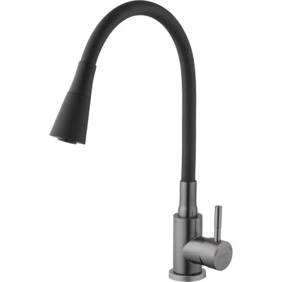 Смеситель Kroner Klassisch-PVD031BLK (CV035373) Винница - изображение 4