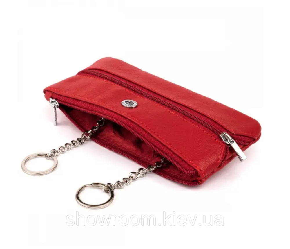 Женская кожаная красная ключница (405) Киев - изображение 1