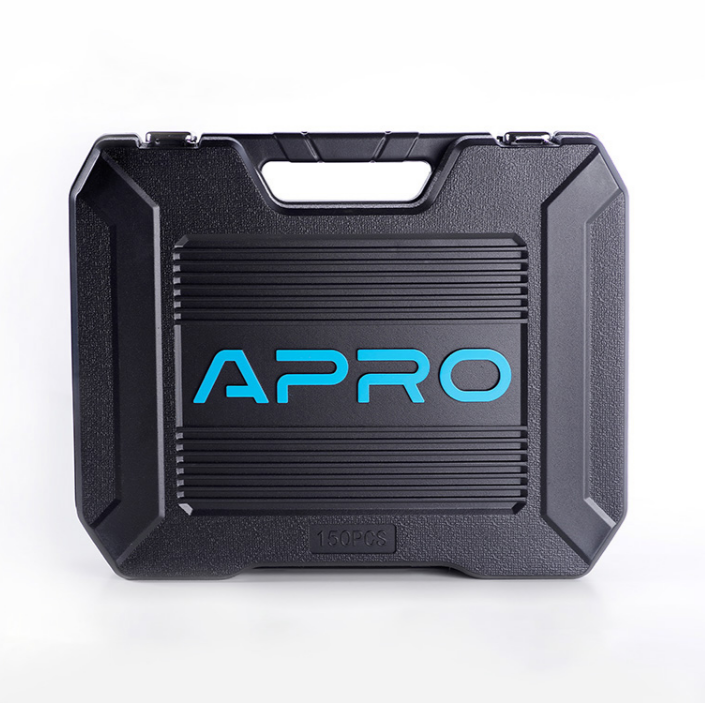 Набір насадок 90T 1/4"; 1/2" CrV 110 шт. APRO Житомир - фото 3