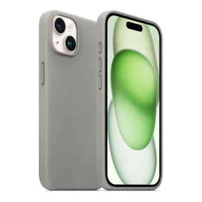Чохол до мобільного телефона Armorstandart FAKE Leather Case Apple iPhone 15 Grey (ARM76289) Вінниця
