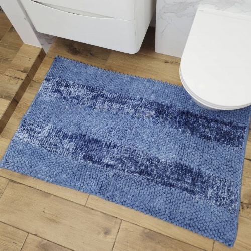 Килимок для ванної 70*120 см Матрац Promo волошковий Даріана Житомир - фото 4