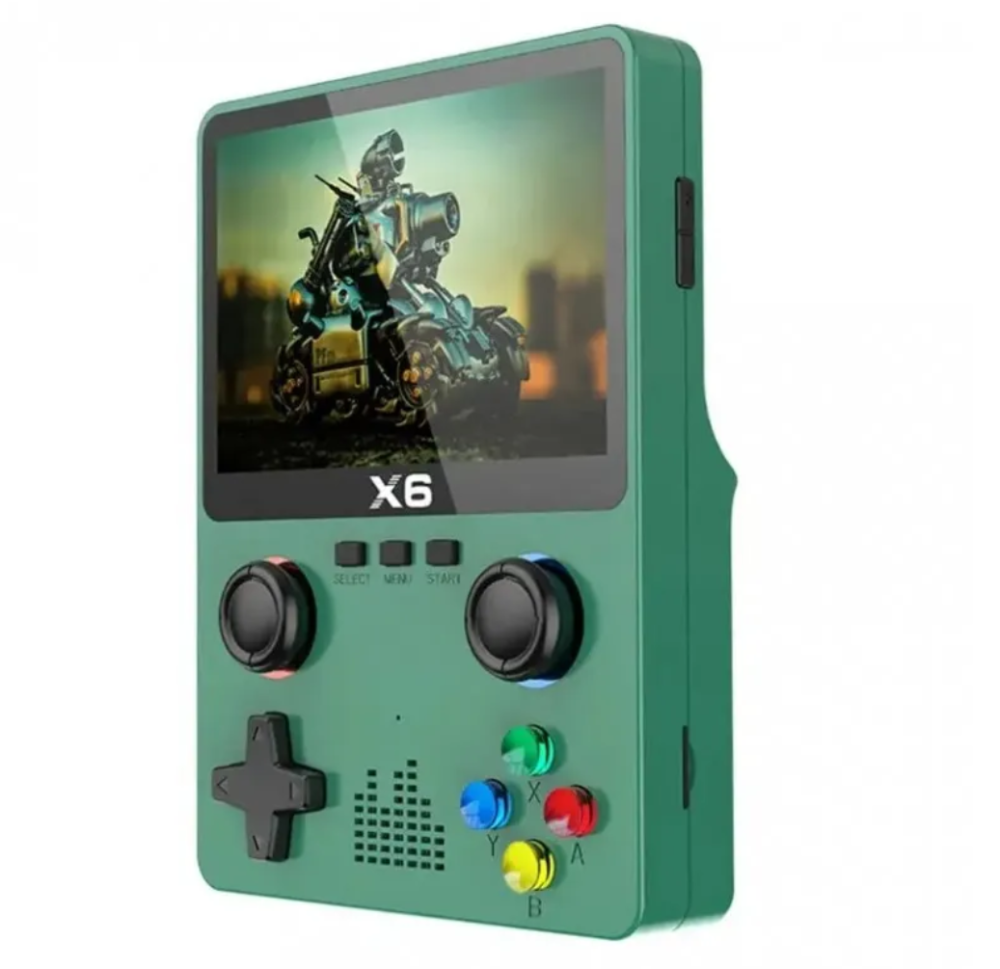 Портативна ретро-консоль X6 з 1000 іграми, 3,5" IPS-екран, microSD до 32 ГБ, батарея 1500 мАг Одеса - фото 5