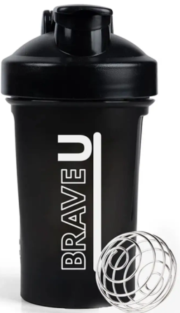 Шейкер Brave U Shaker 400ml черный Киев