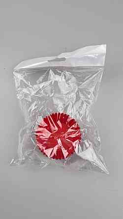 Тартолітка для кексів 6А кругла червона D45 H25 (100 шт.) (1 уп.) Харків