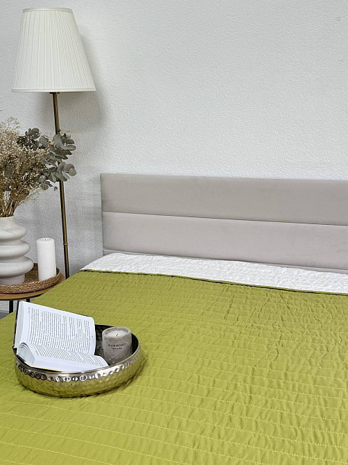 Ecotton Покривало Nostra 240х260 см двостороннє антиалергенне оливковий (L0018Oliva) Коломия - фото 2