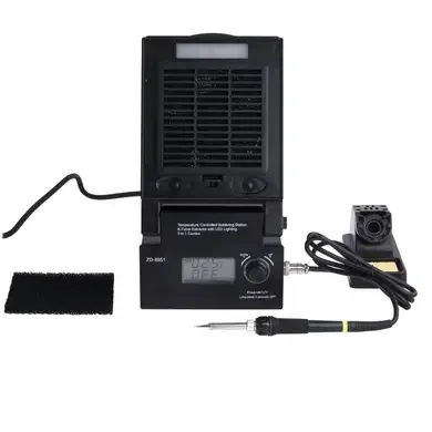 Паяльна станція ZD-8951, 80W, 160-480°C, з димопоглиначем і підсвічуванням Полтава