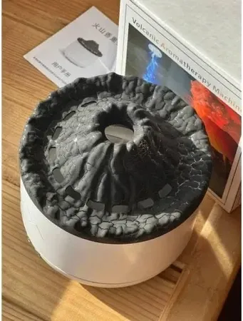 Увлажнитель воздуха Вулкан с эффектом пламени и подсветкой, резервуар 360мл, с ароматизацией Одесса - изображение 5