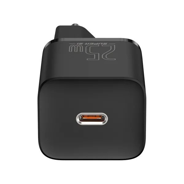 Мережевий зарядний пристрій Baseus Super Si Quick Charger 1C 25W EU, колір чорний CCSP020101 Одеса - фото 5