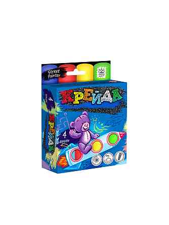 Дитяча крейда для малювання на асфальті велика MEL-01-02U, 4 шт Вінниця