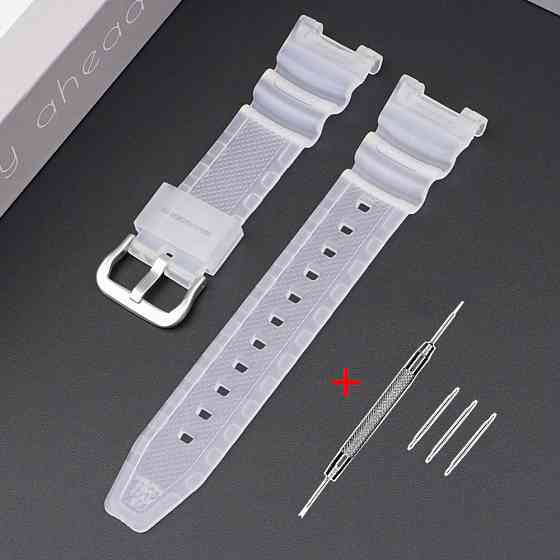 Ремешок для Casio G-Shock SGW-100 Translucent Silver SBR Киев