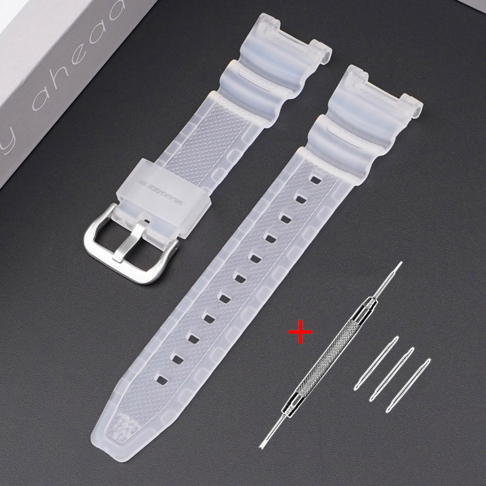 Ремешок для Casio G-Shock SGW-100 Translucent Silver SBR Киев - изображение 1