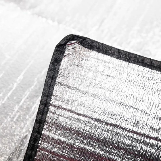 Підстилка під намет 240×240 см алюмінієвий килимок підкладка для кемпінгу вологозахисний LU-023 Київ