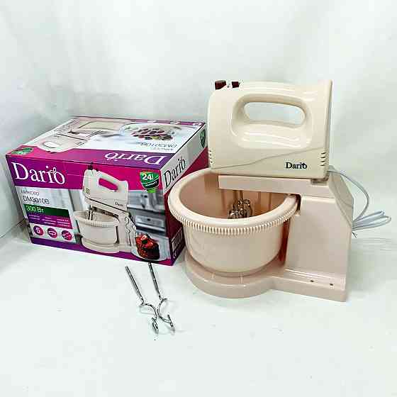 Міксер кухонний ручний для дому Dario DM3010B 300 Вт, Міцний ручний міксер для щоденного використання WA-17 Івано-Франківськ