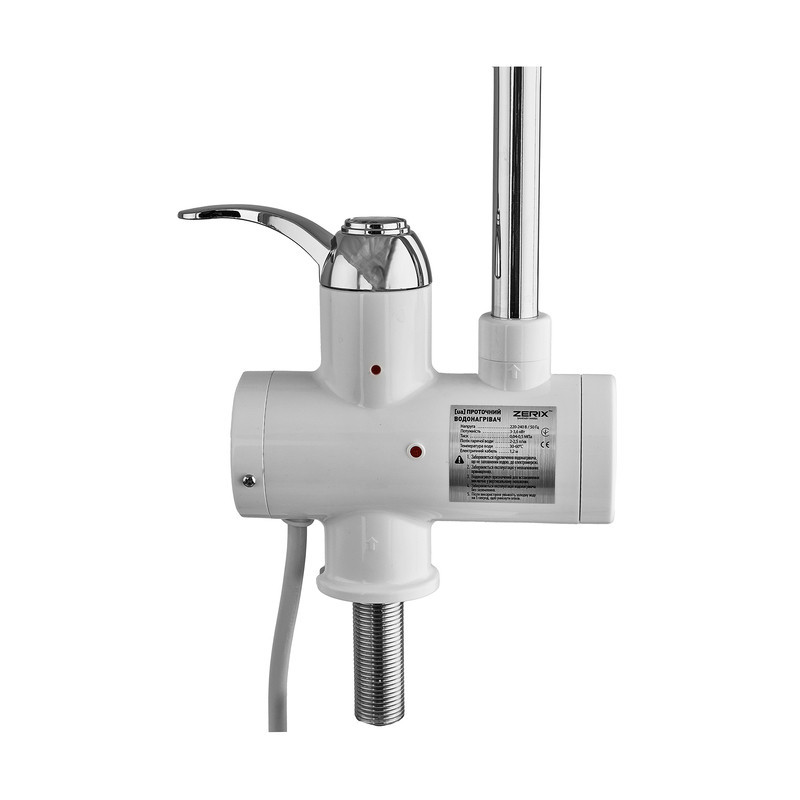 Проточный электрический водонагреватель Zerix ELW21-E с индикатором температуры ZX3264 Харьков - изображение 2