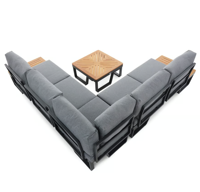 Комплект садових меблів Di Volio Veledo графітовий Київ - фото 5