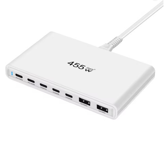 Сетевое зарядное устройство GaN5 pro YMS-455W (2Type-C-100W+3Type-C-65W+2USB30W) Белый Винница - изображение 2