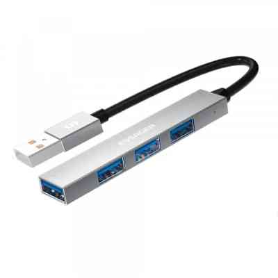 Концентратор Essager USB 2.0 to 4xUSB 2.0 (EHBA04-FY10-P) Вінниця