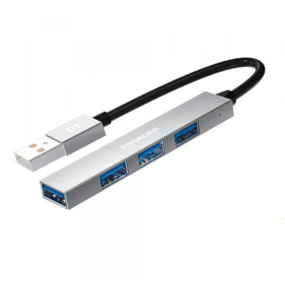 Концентратор Essager USB 2.0 to 4xUSB 2.0 (EHBA04-FY10-P) Вінниця - фото 1