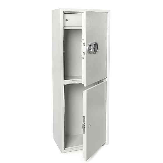 Сейф офісний Ferocon БЛ-127К1Е1.Т1.П2.7035 з електронним і ключовим замком Київ