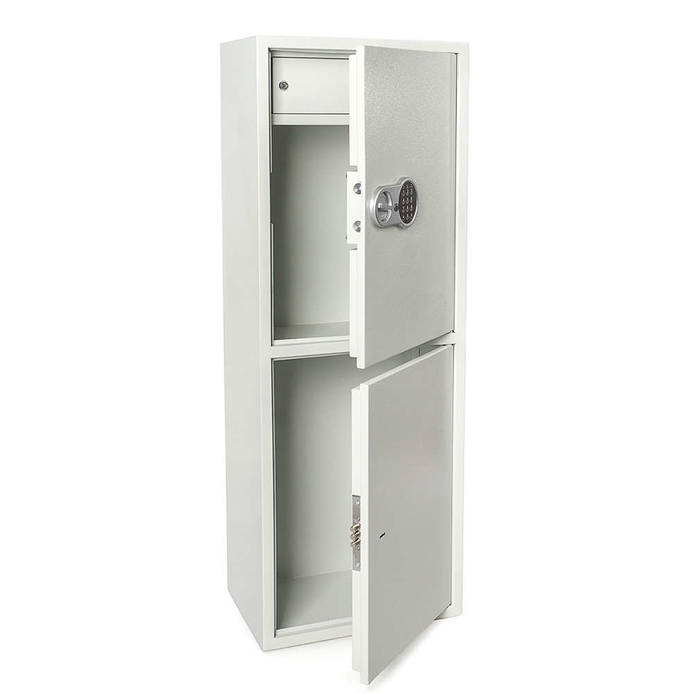 Сейф офісний Ferocon БЛ-127К1Е1.Т1.П2.7035 з електронним і ключовим замком Київ - фото 2