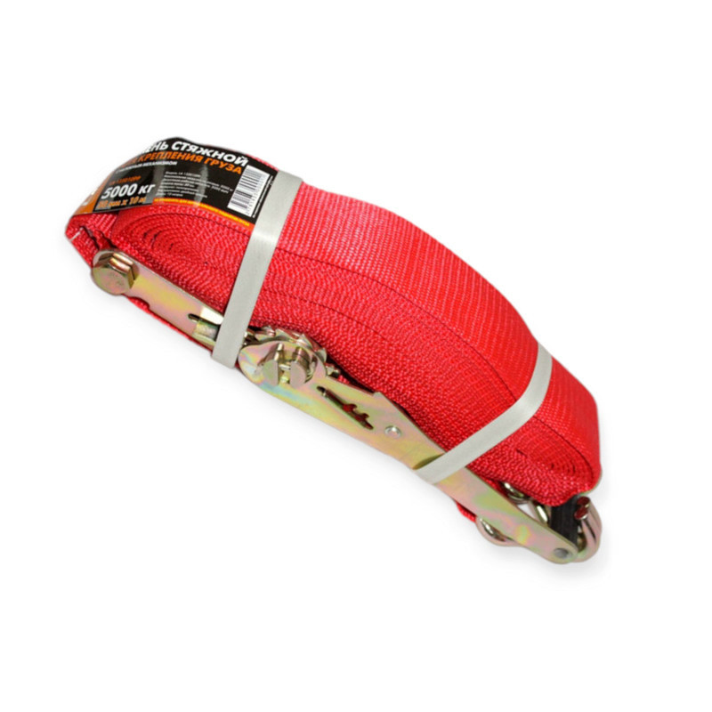 Трос 5т х 10м х 50мм пласт. ручка евро стяжной Мукачево - изображение 1