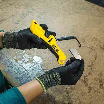 Ніж монтажний Stanley Tri-Slide безпечний з лезами, L = 175 мм, 4 шт. (FMHT10365-0) Вінниця