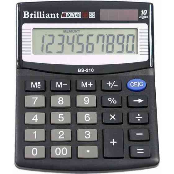 Калькулятор "Brilliant" BS-210 , шт Київ