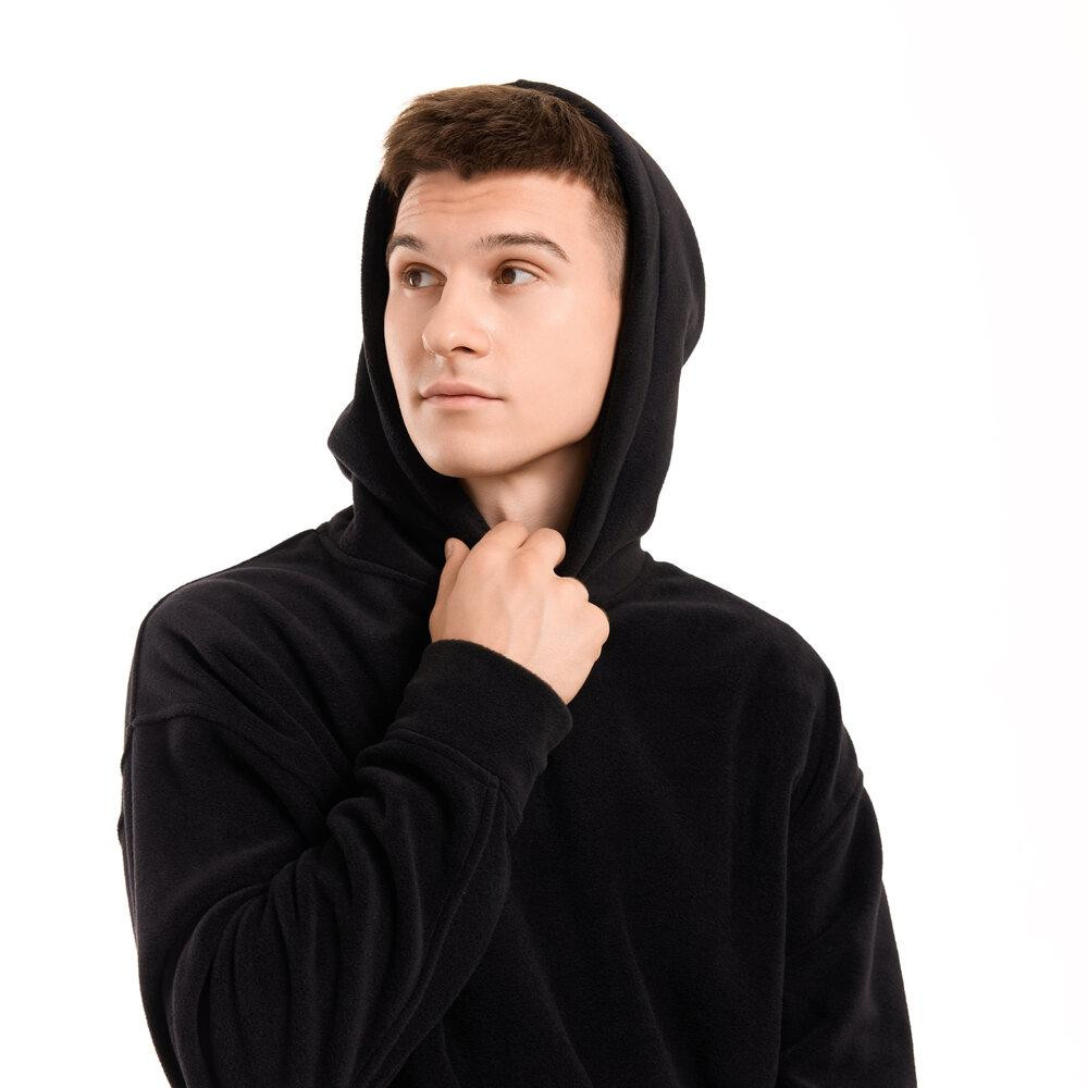 Флисовый зимний мужской костюм Pobedov Mariot. Черный мужской флисовый костюм Киев - изображение 5