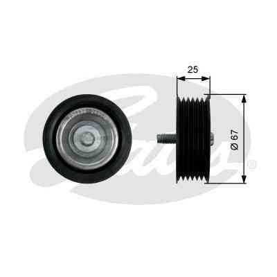 Ролик натягувача ременя Gates T36434 Вінниця