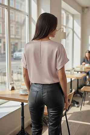 Жіноча футболка з шовку Кавовий S Харків