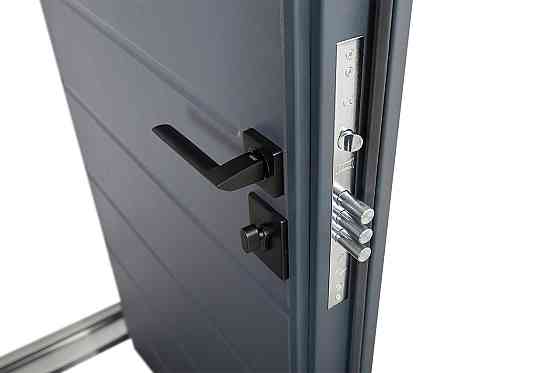 Двери уличные, модель SOLID 76 Антрацит 1200 Киев