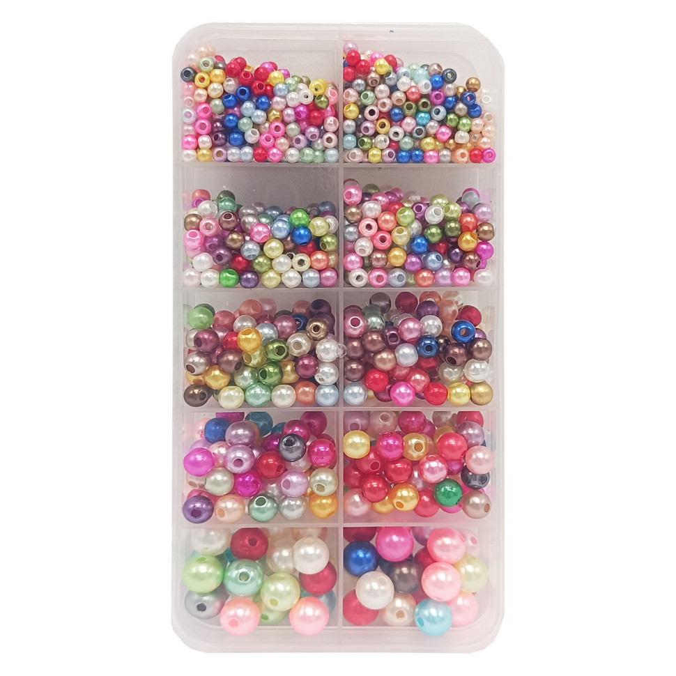 Набір для творчості "Бісер" 1194-26 намистини, гумка, пластикова коробка Вінниця - фото 2