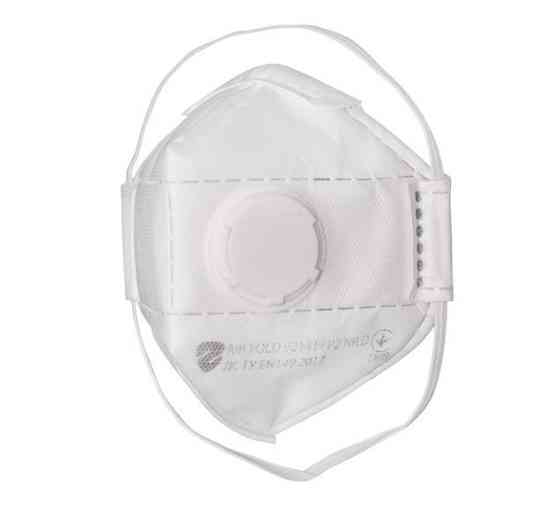 Респиратор одноразовый FFP2 с клапаном выдоха Sizam Air Fold 9214 Ровно